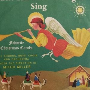 Christmas “O Little Town Of Bethlehem” Mitch Miller Golden Records 45 Record Q